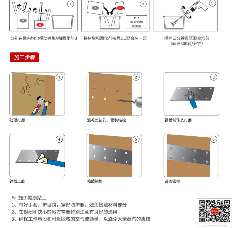 包钢东乡粘钢加固施工过程